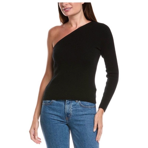 Abercrombie & Fitch Soft Half Sleeve Black Sweater - Picture 1 of 7